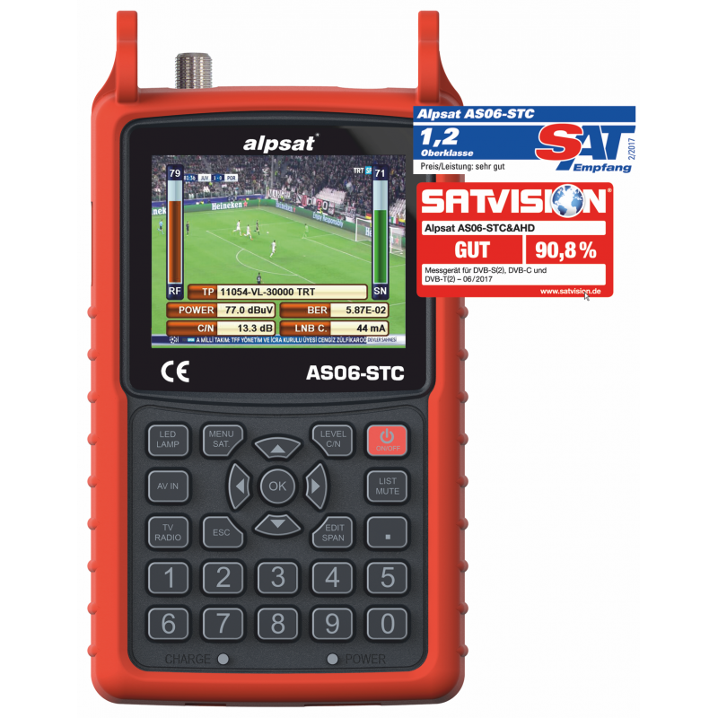 Alpsat AS06-STC&AHD COMBO ANALYZER S2/C/T2 + AHD Alpsat AS06-STC&AHD COMBO ANALYZER S2/C/T2 + AHD